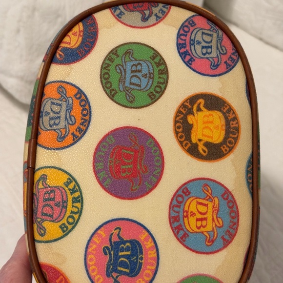 Dooney & Bourke Vintage Monogram Y2K Rainbow Patch Hobo bag 11x6x4 - Picture 8 of 10
